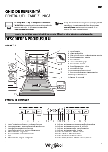 Manual Whirlpool WFO 3T222 PG X Maşină de spălat vase