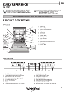 Manual Whirlpool WFO 3T223 6.5P X Dishwasher