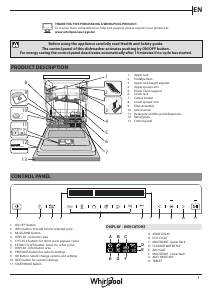 Manual Whirlpool WFP 4O32 PTG X Dishwasher