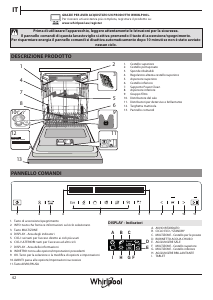 Manuale Whirlpool WFP 5O41 PLG X Lavastoviglie