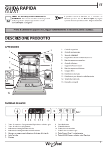 Manual Whirlpool WI 7020 PF Dishwasher
