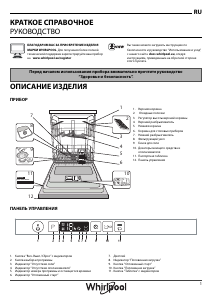 Руководство Whirlpool WIC 3B16 Посудомоечная машина