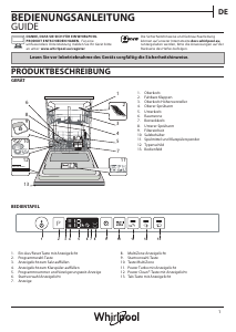 Bedienungsanleitung Whirlpool WIC 3C22 P Geschirrspüler