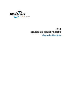 Manual Motion PC R001 R12 (Windows 7) Tablet