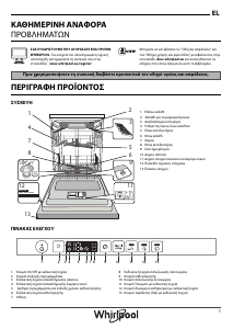 Εγχειρίδιο Whirlpool WIC 3C23 PEF UK Πλυντήριο πιάτων