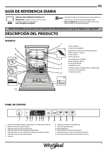 Manual de uso Whirlpool WIC 3C24 PS E Lavavajillas