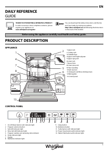 Manual Whirlpool WIC 3C24 PS F E Dishwasher