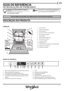 Manual Whirlpool WIC 3T123 PFE Máquina de lavar louça