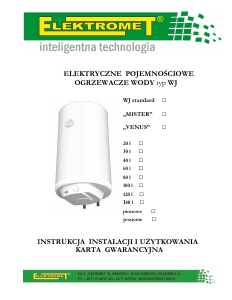 Manual Mister WJ80 Esquentador