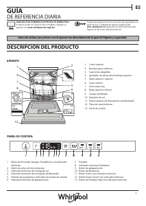 Manual de uso Whirlpool WIC 3T123 PFE Lavavajillas