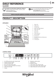 Handleiding Whirlpool WIC 3T123 PFE Vaatwasser