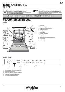 Bedienungsanleitung Whirlpool WIE 2B16 Geschirrspüler