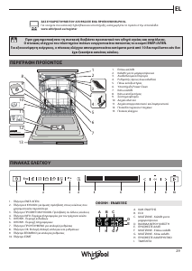 Εγχειρίδιο Whirlpool WIF 4O43 DLGT E Πλυντήριο πιάτων