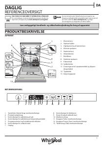 Brugsanvisning Whirlpool WIO 3O33 DE Opvaskemaskine