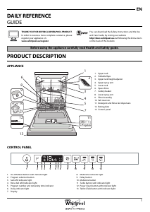 Manual Whirlpool WIO 3O33 DE Dishwasher