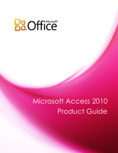 Manual Microsoft Access 2010