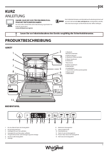 Bedienungsanleitung Whirlpool WIO 3O33 DEL Geschirrspüler