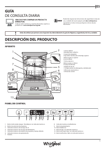 Manual de uso Whirlpool WIO 3O33 DEL Lavavajillas