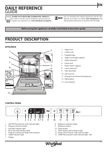 Manual Whirlpool WIO 3O540 PELG Dishwasher