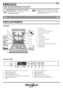 Manuál Whirlpool WIO 3T121 P Myčka na nádobí