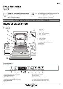 Manual Whirlpool WIO 3T133 DEL Dishwasher