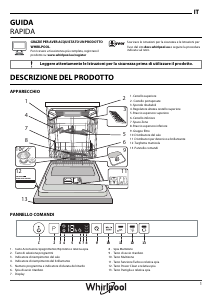 Manuale Whirlpool WIO 3T133 DEL Lavastoviglie