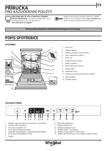 Manuál Whirlpool WIO 3T133 PE 6.5 Myčka na nádobí