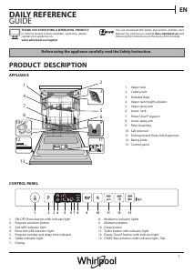 Manual Whirlpool WIO 3T133 PFE Dishwasher