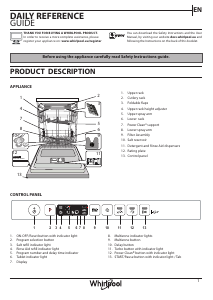 Manual Whirlpool WIO 3T133 PLE Dishwasher