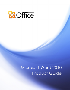 Manual Microsoft Word 2010