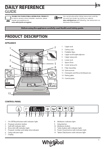 Manual Whirlpool WIO 3T223 PFG E Dishwasher