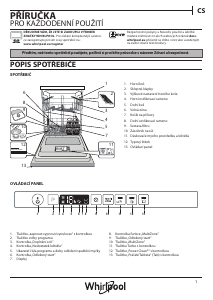 Manuál Whirlpool WIO 3T321 P Myčka na nádobí