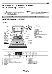 Mode d’emploi Whirlpool WIO 3T323 6 Lave-vaisselle