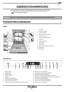 Bedienungsanleitung Whirlpool WIP 4O41 PLEG Geschirrspüler