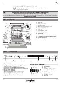 Instrukcja Whirlpool WIS 1150 PEL Zmywarka