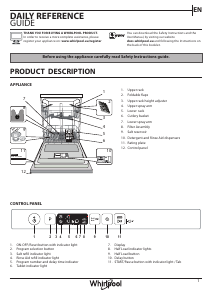 Manual Whirlpool WIS 5020 Dishwasher