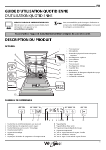 Mode d’emploi Whirlpool WKBC 3C24 P X Lave-vaisselle