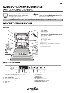 Mode d’emploi Whirlpool WKCIO 3T123 PEF Lave-vaisselle