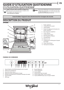 Mode d’emploi Whirlpool WKCIO 3T133 PFE Lave-vaisselle