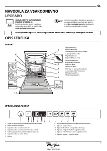 Priročnik Whirlpool WKIO 3T123 6P Pomivalni stroj