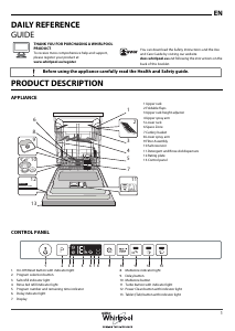 Manual Whirlpool WKIO 3T123 6P Dishwasher