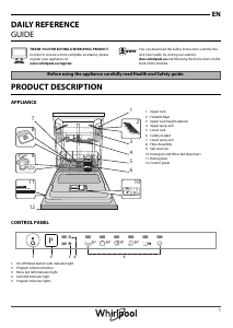 Manual Whirlpool WMIE 2B19 Dishwasher