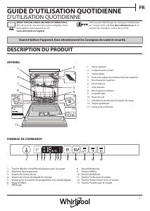 Mode d’emploi Whirlpool WRCIO 3T123 PEF Lave-vaisselle