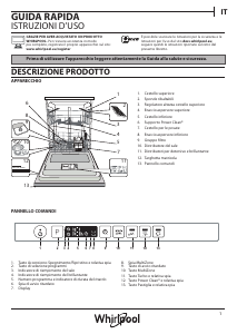 Manuale Whirlpool WRIC 3C26 P Lavastoviglie