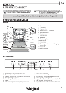 Brugsanvisning Whirlpool WRUO 3T333 DF X Opvaskemaskine