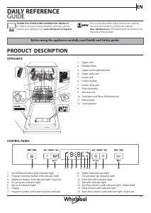 Manual Whirlpool WSBC 3M17 X Dishwasher