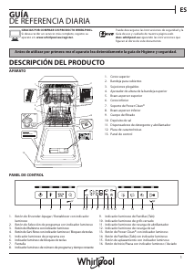 Manual de uso Whirlpool WSBO 3O23 PF X Lavavajillas