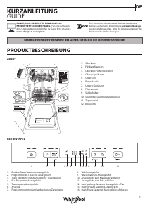 Bedienungsanleitung Whirlpool WSFC 3M17 X Geschirrspüler