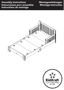 Manual de uso KidKraft 76241 Houston Estructura de cama