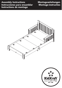 Bedienungsanleitung KidKraft 76243 Houston Bettgestell